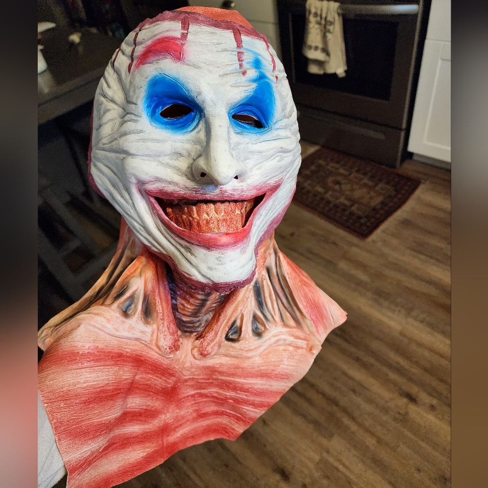 Scary Halloween Skull Mask | Magnetic Blood Joker Double Layer NWOT